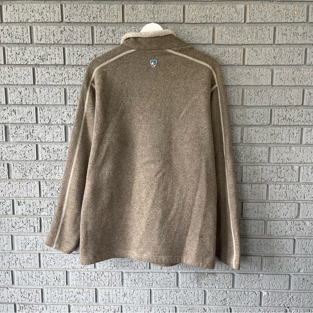 Kuhl Europa 1/4 Zip Pullover Oatmeal Tan Size Large - Picture 6 of 7